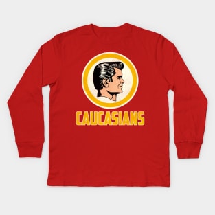 WASHINGTON CAUCASIANS Kids Long Sleeve T-Shirt